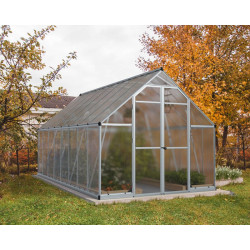 Canopia Essence Doppio Strato Serra Da Giardino in Policarbonato 487X244X229 cm Argento