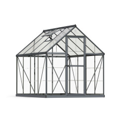 Canopia Hybrid Serra Da Giardino in Policarbonato 247X185X208 cm Grigio