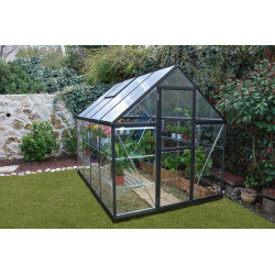 Canopia Hybrid Serra Da Giardino in Policarbonato 247X185X208 cm Grigio