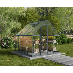 Canopia Balance Ibrida Serra Da Giardino in Policarbonato 247X244x229 cm Grigio