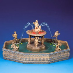 Lighted Village Square Fountain con Alimentatore 4.5V Cod. 14663