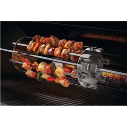 Set di Spiedini Inox per Shish-Kebab al Girarrosto Napoleon cod. 64008